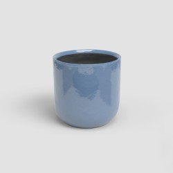 CACHE-POT JUPITER 16 EM BLEU