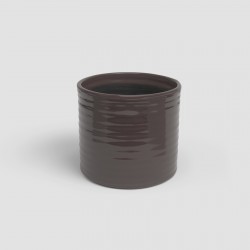 CACHE-POT FORTUNA 25 EM MARRON